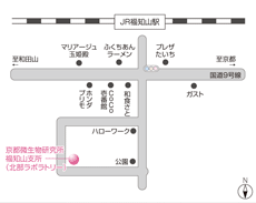 北部ラボラトリー（福知山支所） 略図